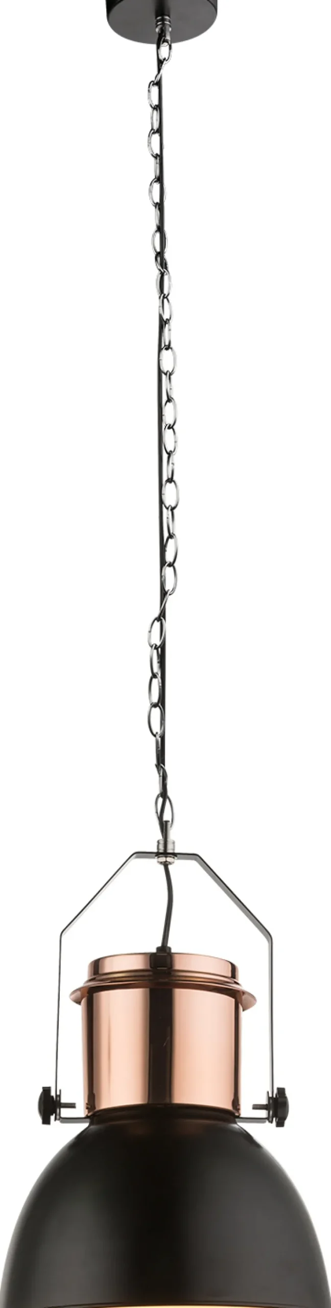 GLOBO Retrofit Pendelleuchte KUTUM 26 cm kupferfarbig