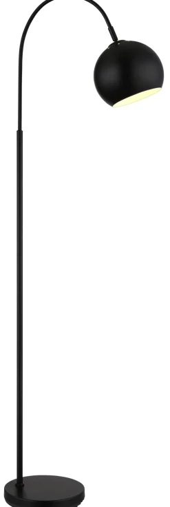 GLOBO Retrofit Stehlampe BENNO 150cm schwarz