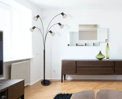 GLOBO Retrofit Stehlampe PRISKA