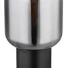 GLOBO Retrofit Tischlampe NINJO schwarz /rauchfarbig