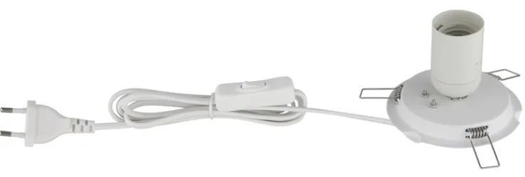 GLOBO Retrofit Tischlampe BALLA 25 cm Opalglas