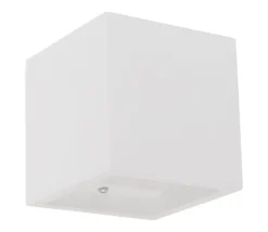 GLOBO Retrofit Wandleuchte CHRISTINE 11,5 x 11,5 cm weiß