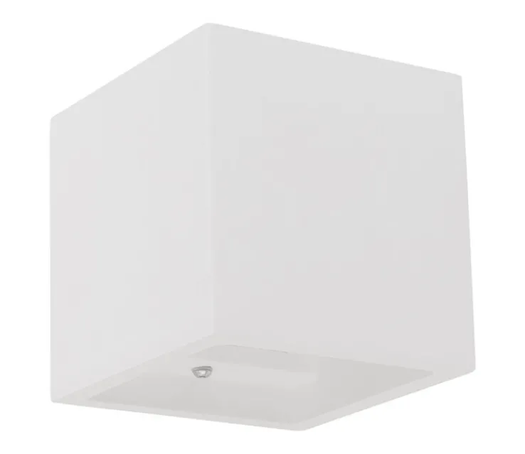 GLOBO Retrofit Wandleuchte CHRISTINE 11,5 x 11,5 cm weiß