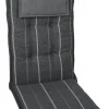 GO-DE Gartenstuhlauflage STRIPES 120/50/7 cm anthrazit
