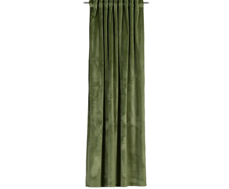 GÖZZE Samt-Vorhang MAGNUM 135 x 245 cm grün