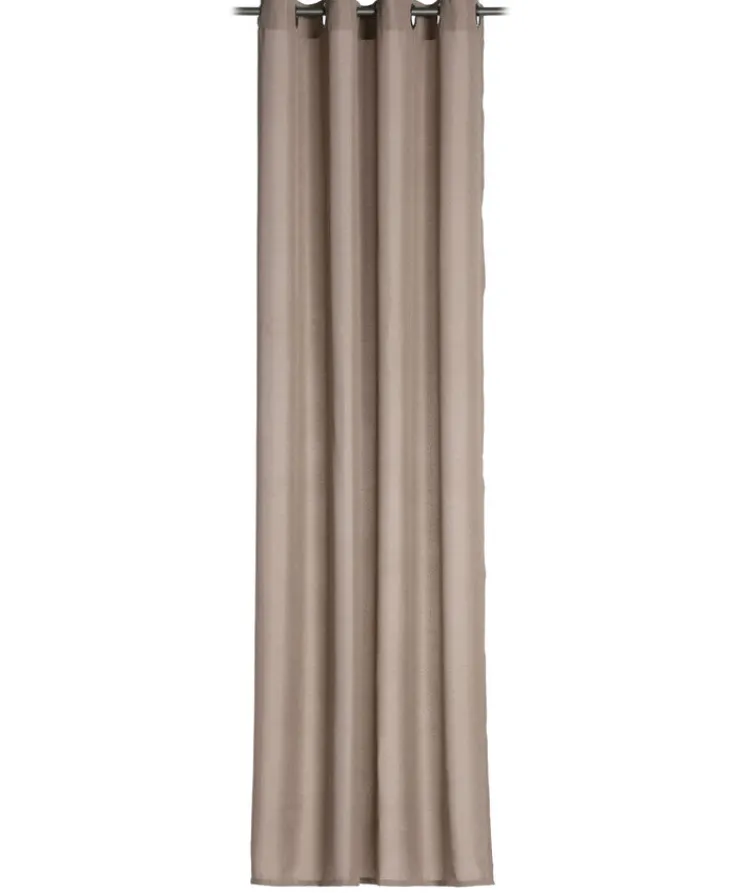 GÖZZE Ösenschal LINUS 140 x 245 cm braun/grau