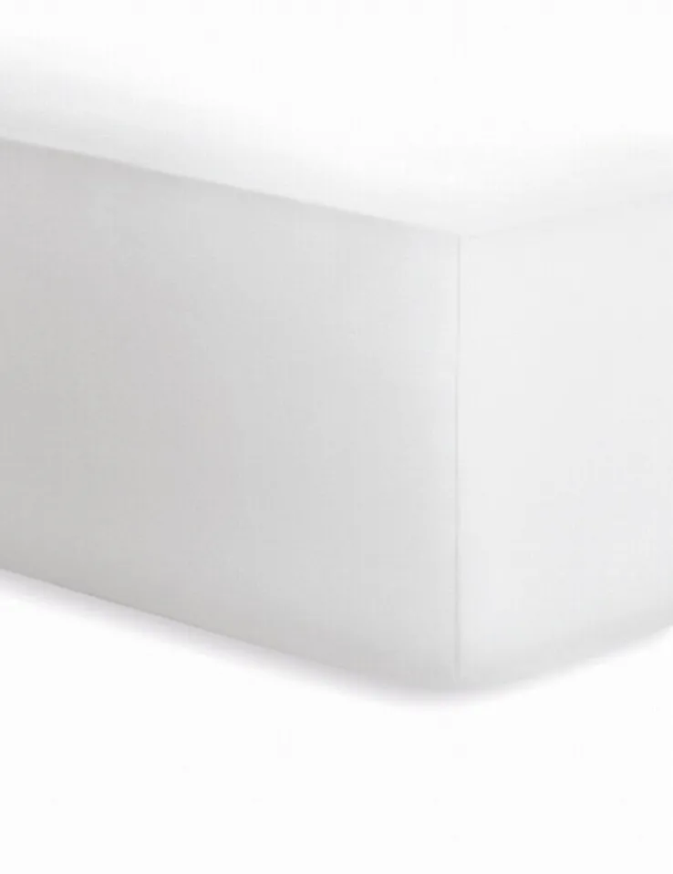 HAHN Jersey-Boxspring-Spannbettlaken 90-100 x 200-220 cm weiß