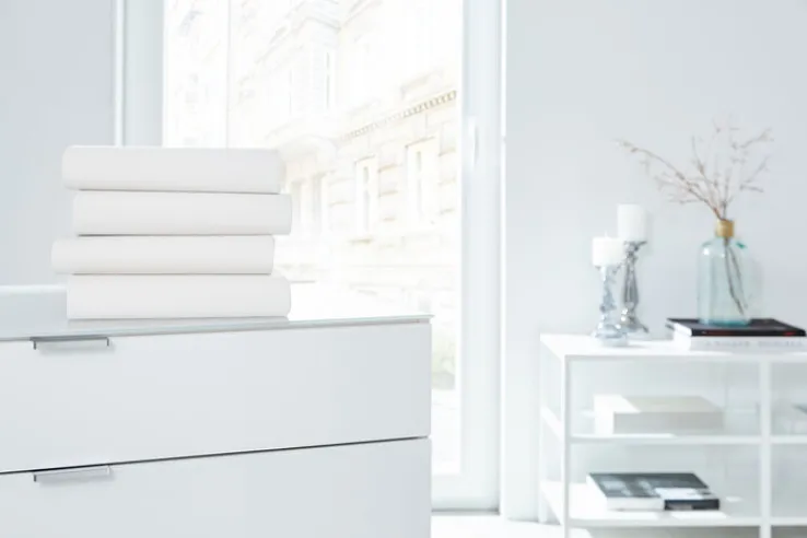 HAHN Jersey-Boxspring-Spannbettlaken 90-100 x 200-220 cm weiß