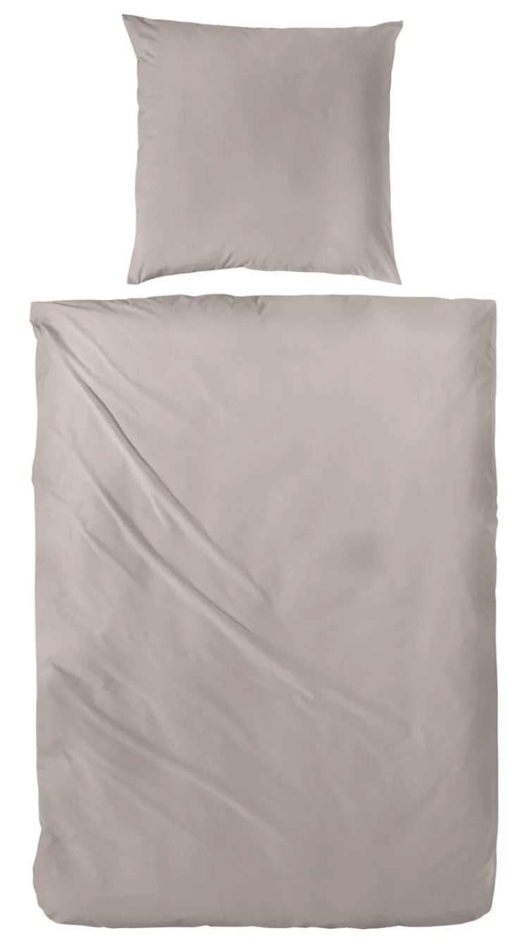 HAHN Renforcé-Bettwäsche UNI 135 x 200 cm natur