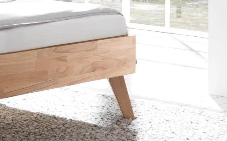 HASENA Bettgestell SIMONE 180 x 200 cm Kernbuche massiv