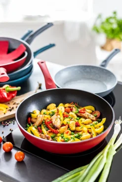 HATEX Wok NORA 28 cm Alu petrol