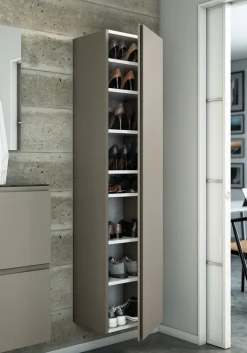 HAUKE HENDRIKS Garderobenschrank GARDASEE 40 x 165 cm taupe