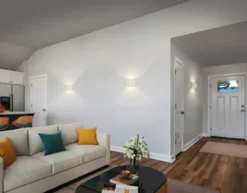 helestra Badlampe Wand VID Aluminium 12 x 18 x 7 cm matt Weiß