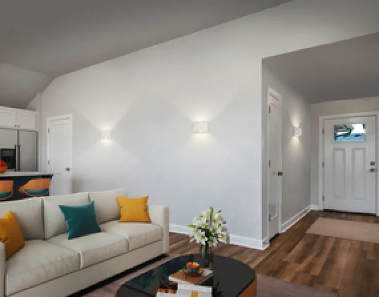 helestra Badlampe Wand VID Aluminium 12 x 18 x 7 cm matt Weiß