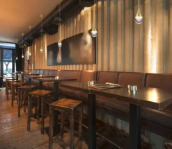 helestra LED Pendelleuchte DEEP 8 cm goldfarbig