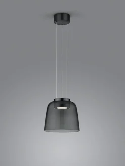 helestra LED Pendelleuchte ODA schwarz