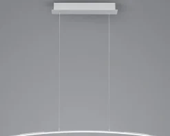 HELL LED Pendelleuchte SIRA130 cm alufarbig eloxiert