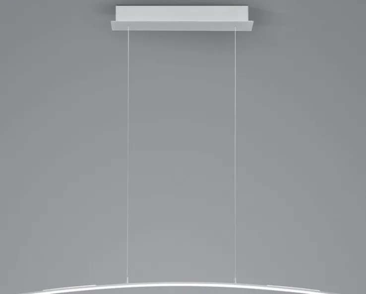 HELL LED Pendelleuchte SIRA130 cm alufarbig eloxiert