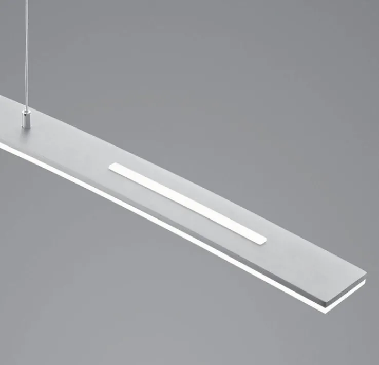 HELL LED Pendelleuchte SIRA130 cm alufarbig eloxiert