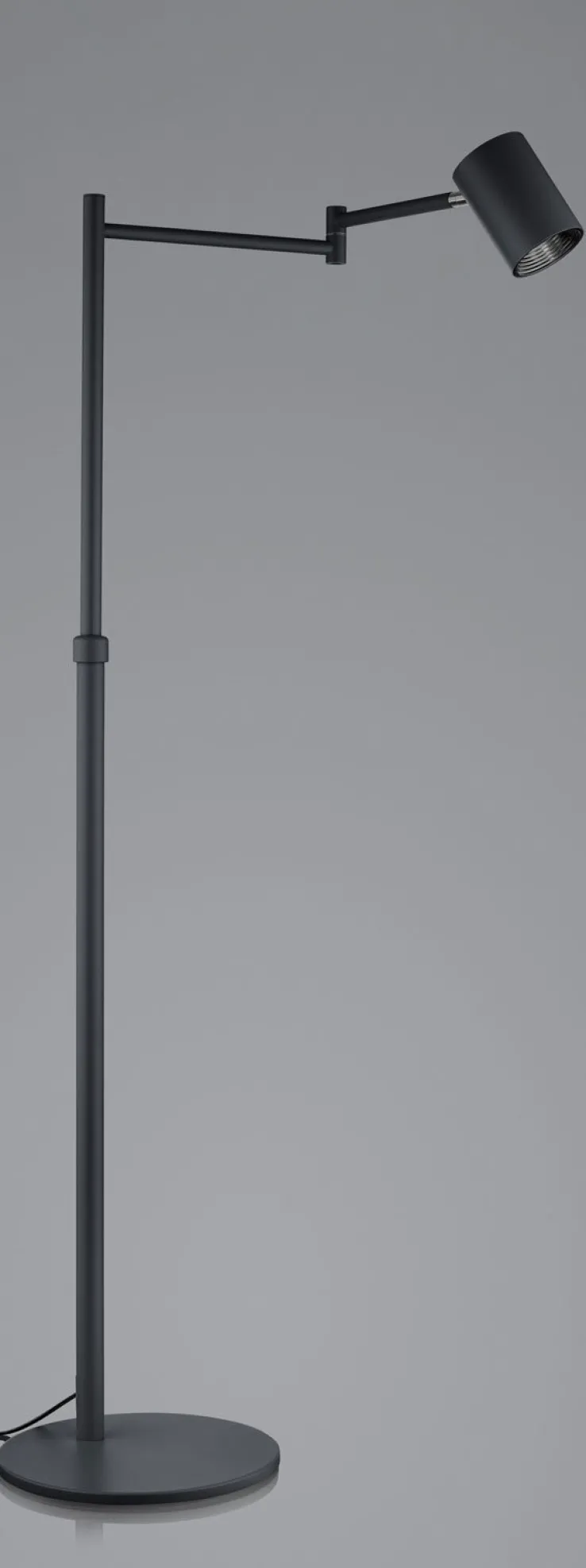 HELL LED Stehlampe PEPE 133 cm schwarz