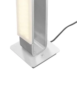 HELL LED Tischlampe BOX alufarbig eloxiert