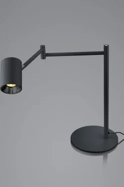 HELL LED Tischlampe PEPE 44 cm schwarz