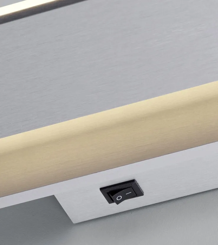 HELL LED Wandleuchte BOX alufarbig eloxiert