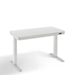 Höhenverstellbarer Schreibtisch BONMEDICO MOVU II weiß