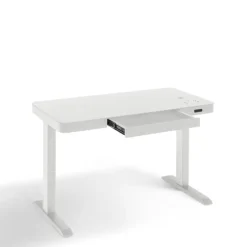 Höhenverstellbarer Schreibtisch BONMEDICO MOVU II weiß
