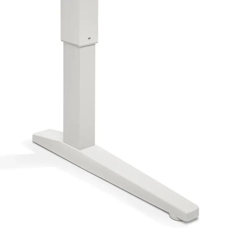 Höhenverstellbarer Schreibtisch BONMEDICO MOVU weiß