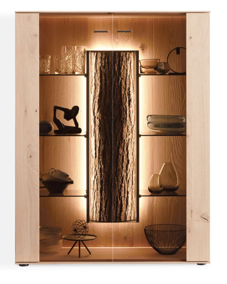 Highboard 106 x 138 x 44 cm braun