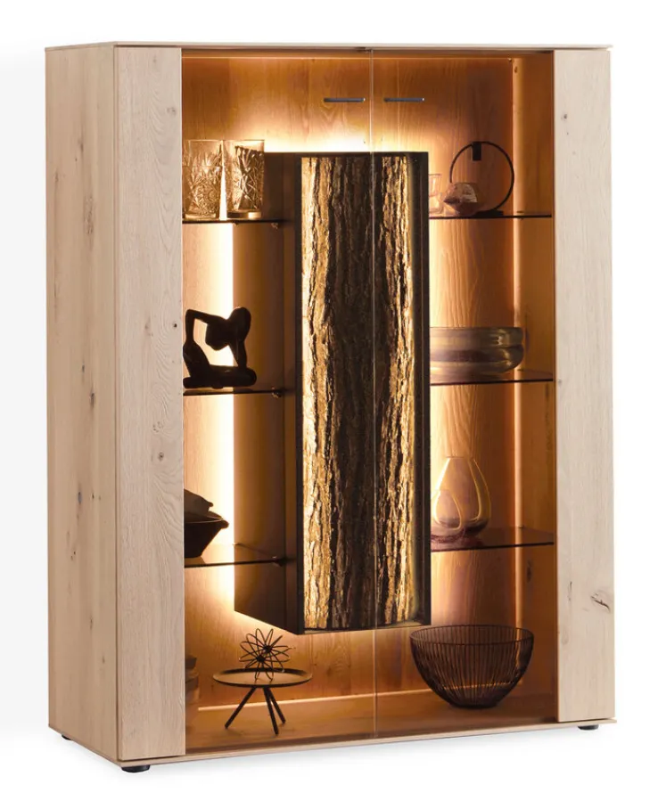 Highboard 106 x 138 x 44 cm braun