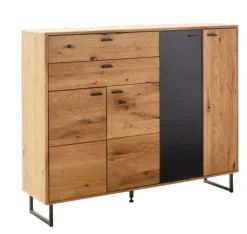 Highboard AREZZO Wildeiche 150 x 120 cm