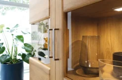 QUARTIER Highboard CORTINA 101,9 x 133 cm Eiche braun