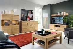 QUARTIER Highboard CORTINA 101,9 x 133 cm Eiche braun