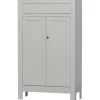 Highboard EVA 93 x 150 cm Kiefer teilmassiv nebelweißes Finish