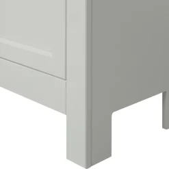 Highboard EVA 93 x 150 cm Kiefer teilmassiv nebelweißes Finish
