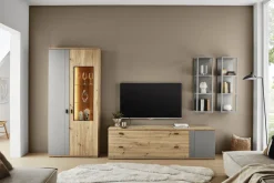 QUARTIER Highboard FINA 135x141 cm braun/grau