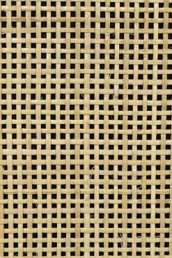 QUARTIER Highboard JOANNA 80 x 100 cm Rattangeflecht/schwarz