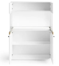 QUARTIER Highboard LANCASTER 100 x 145 cm Eiche Artisan