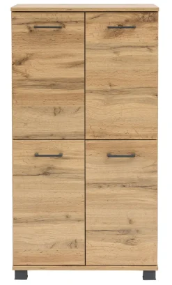 Highboard NORA 59,8 x 116,9 cm Eiche Landhaus