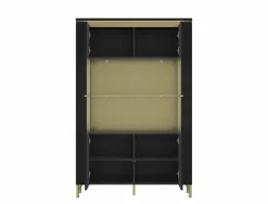 QUARTIER Highboard NORICA 110,4x169,2 cm schwarz matt