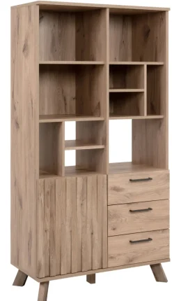 QUARTIER Highboard WELLINGTON 84,5 x 160 cm Schwedeneiche