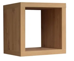 QUARTIER Hängeregal AARON 40 x 40 cm Eiche