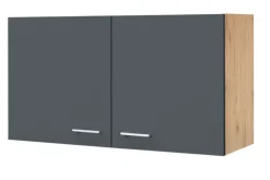 QUARTIER Hängeschrank RALPH San Remo Eiche /grau 100 cm