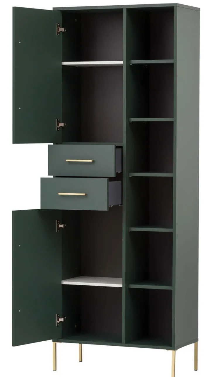 Hochschrank 67,1 x 184,3 cm KENT Waldgrün