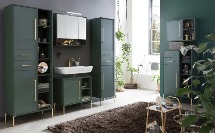 Hochschrank 67,1 x 184,3 cm KENT Waldgrün