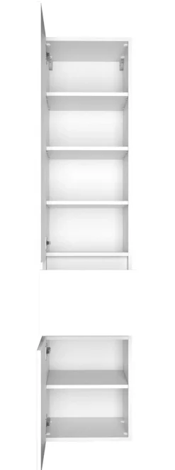 Hochschrank BAABE 40 x 180 cm Weiß matt