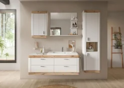 Hochschrank LAREDO 45 x 172 cm Weiß/ Eiche