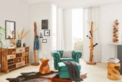 CASAVANTI Hocker rund Suarholz massiv